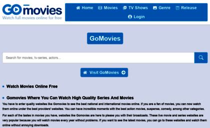 gomovies official website.com|Home .